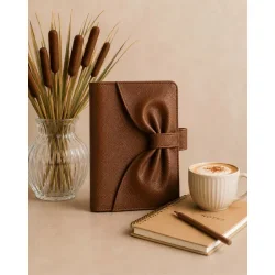 A6 Pebble Bow Binder