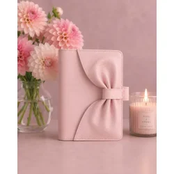 A6 Pebble Bow Binder