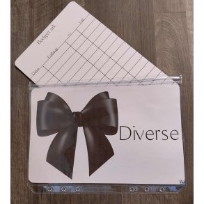 A5 Klar dobbelt lomme