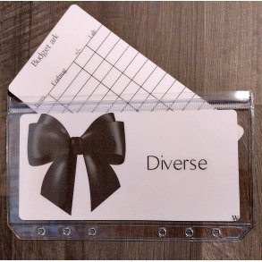 A6 Klar dobbelt lomme