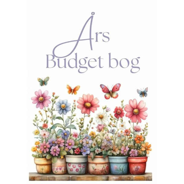 �rs Budget bog med potteplanter