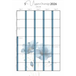 rs Budget Bog - Bl blomster