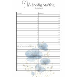 rs Budget Bog - Bl blomster