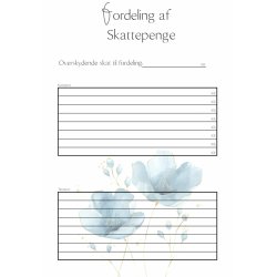 rs Budget Bog - Bl blomster