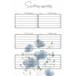 rs Budget Bog - Bl blomster