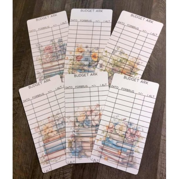 Budget Ark m. Blomster &amp; B�ger
